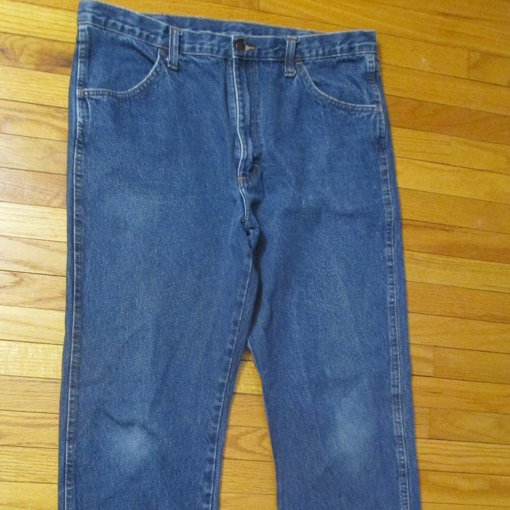 Rustler Jeans, Measured Size 38 x 31.5